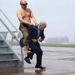 Putin riding Biden like a Donkey