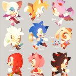 Sonic the Hedgehog Chibi Calendar meme