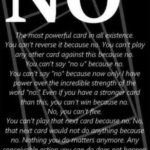 No card