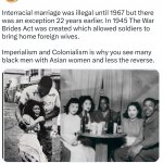 Interracial marriage was illegal until 1967 (55 years ago) but t meme