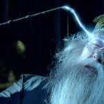Dumbledore pulling memories meme