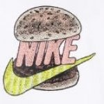 Nike Burger logo