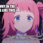 Endo and Kobayashi's commentary on Tsundere Lise-tan | DM "THIS WHY IN THE CAMPAIGN IS LIKE THIS." | image tagged in endo and kobayashi's commentary on tsundere lise-tan | made w/ Imgflip meme maker