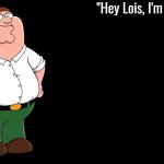 Peter Griffin Announcement Template