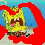 blood | image tagged in spongebob crying | made w/ Imgflip meme maker