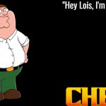 Peter Griffin Announcement Template Cheez meme