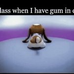 amonger (needed title so...) | My class when I have gum in class: | image tagged in gifs,hmmm | made w/ Imgflip video-to-gif maker
