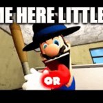 bro what the | COME HERE LITTLE BOY | image tagged in gifs,sus,mario | made w/ Imgflip video-to-gif maker