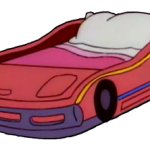 Simpsons Racecar Bed Transparent Background