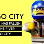 a X fell in a river in lego city template