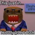 No one cares domo