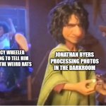 Both Encanto and Stranger Things 3 got rats | NANCY WHEELER COMING TO TELL HIM ABOUT THE WEIRD RATS; JONATHAN BYERS PROCESSING PHOTOS IN THE DARKROOM | image tagged in encanto meme,stranger things,rats,rat | made w/ Imgflip meme maker