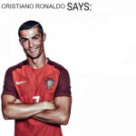 Cristiano Ronaldo Says meme