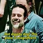 Negan "Hot Diggity Dog!" GIF Template