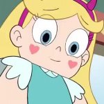 Cute Star Butterfly Smile GIF Template