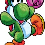 Yarn Yoshi with Pink Ball of Yarn