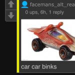 car car binks meme