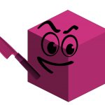 Purple guy cube