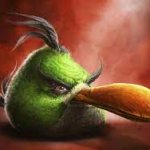 Green Angry Bird meme
