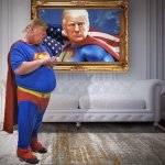 Trump - fat superman  JPP