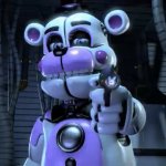 Funtime Freddy with a gun