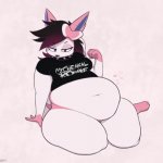 Fat furry girl template