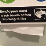 Employees must wash hands before