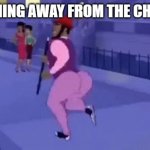 What you should do when the chat sucks | ME RUNNING AWAY FROM THE CHATROOM | image tagged in animan meme | made w/ Imgflip meme maker