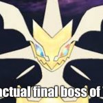 Ultra necrozma | The actual final boss of TOTK | image tagged in ultra necrozma | made w/ Imgflip meme maker