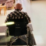 Elderly old senior man wheelchair JPP