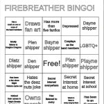 firebreather-idiot's Firebreather Bingo meme