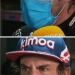 Fernando Alonso reaction