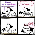 mom who is your favorite | TEENS; LITERALLY ANY OTHER SOCIAL MEDIA PLATFORM; TIKTOK | image tagged in mom who is your favorite | made w/ Imgflip meme maker