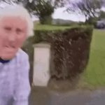 Angry old Senior man Fight JPP GIF Template