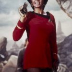 Nichelle Nichols as Lt. Uhura | RED DRESSES? HOPE THEY DON'T WORK THE SAME AS REDSHIRTS | image tagged in nichelle nichols as lt uhura | made w/ Imgflip meme maker