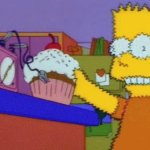 Bart Simpson eletric shock GIF Template