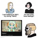 Goodbye Pikamee | image tagged in do men even have feelings,i can't believe he didn't cry during titanic,vtuber | made w/ Imgflip meme maker