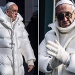 Puffer Pope Francis