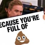 peter doocy holds poop emoji sign