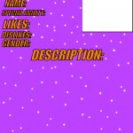 Bomberman Character Profile meme