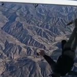 jumping from plane GIF Template