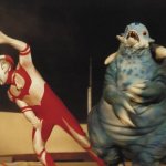 Ultraman ultra-fish-slap