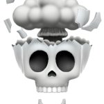 shocked brain explode skull emoji (iphone) meme