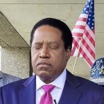 Larry Elder, eyes closed