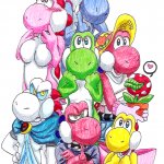 A Group of OC Female Yoshis