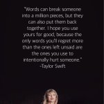 Taylor Swift quote meme
