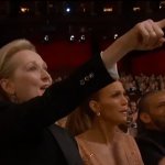 Meryl Streep Pointing