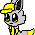 Geevee dressed up as an chick