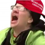Mad Trump supporter