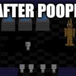 William poop | ME AFTER POOPING | image tagged in gifs,fnaf | made w/ Imgflip video-to-gif maker